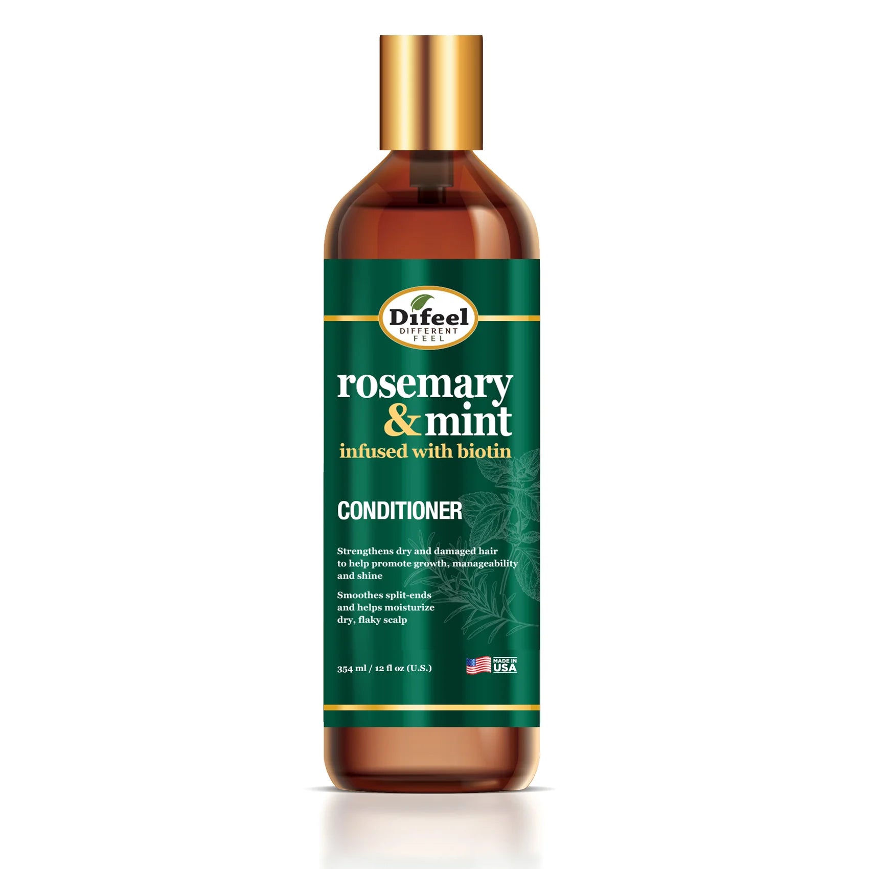 Difeel Rosemary & Mint Infused With Biotin Conditioner 12oz