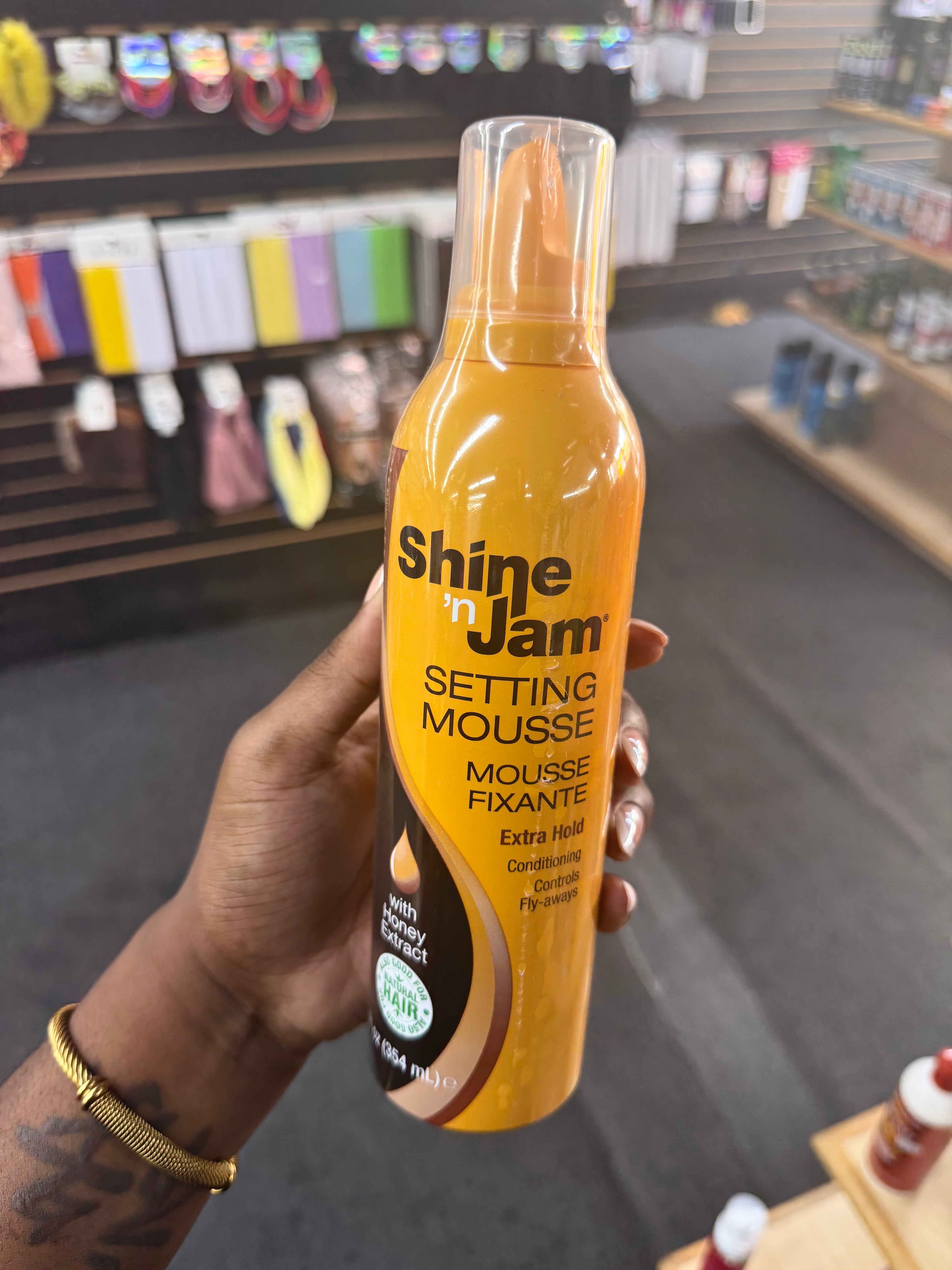 Shine N Jam Setting Mousse Extra Hold 12oz