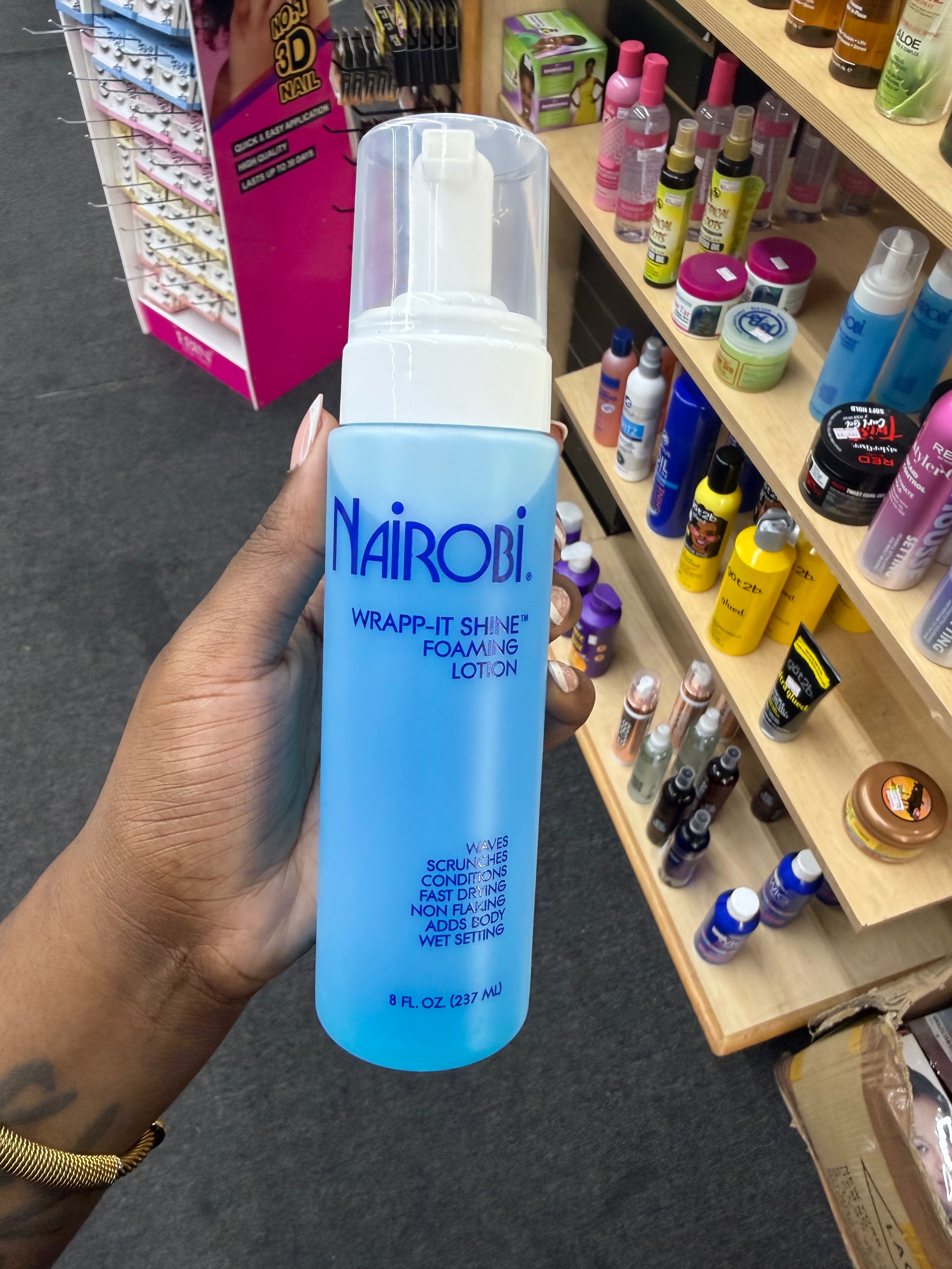 Nairobi Wrapp-It Shine Foaming Hair Lotion Mousse