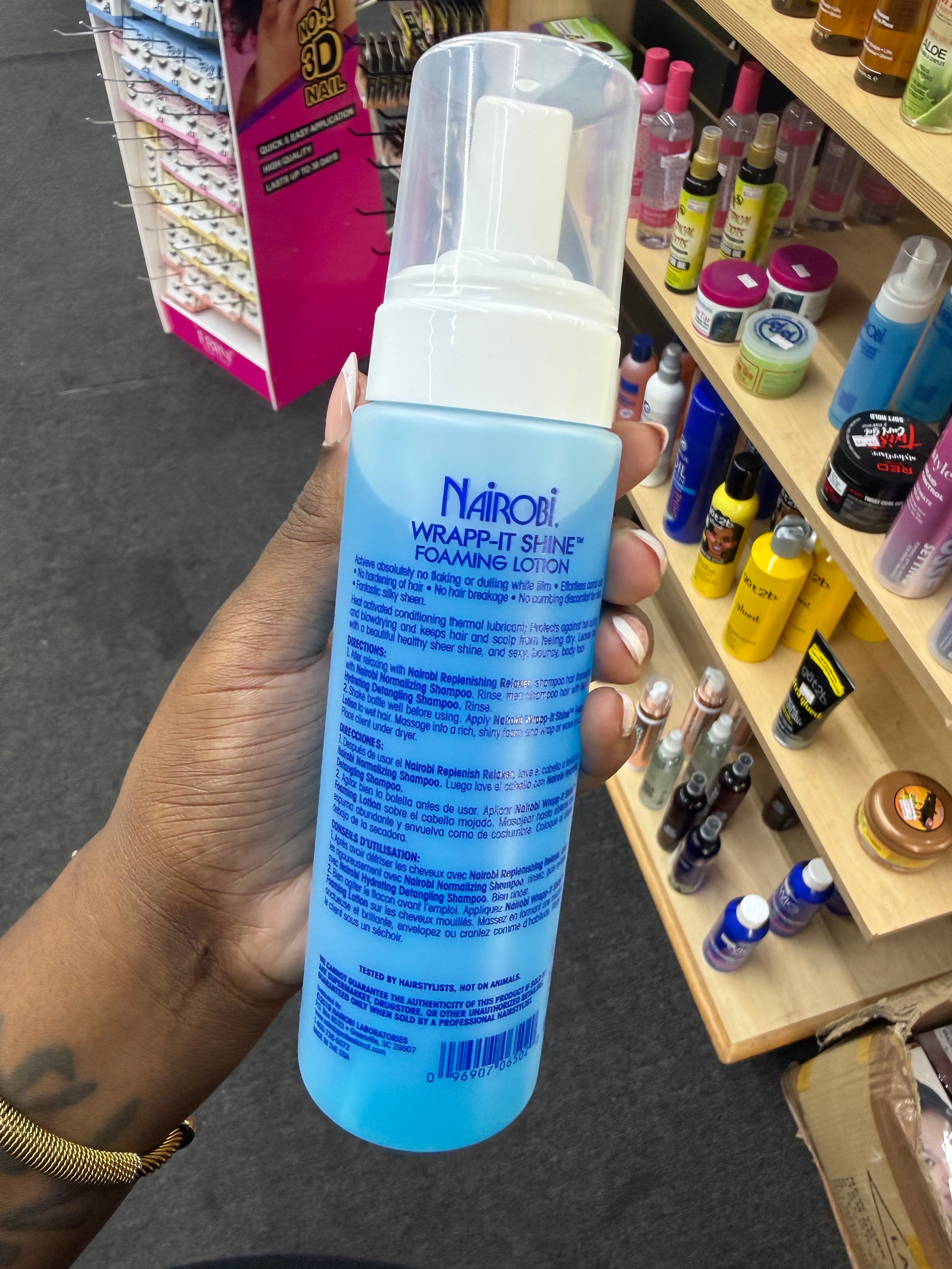 Nairobi Wrapp-It Shine Foaming Hair Lotion Mousse