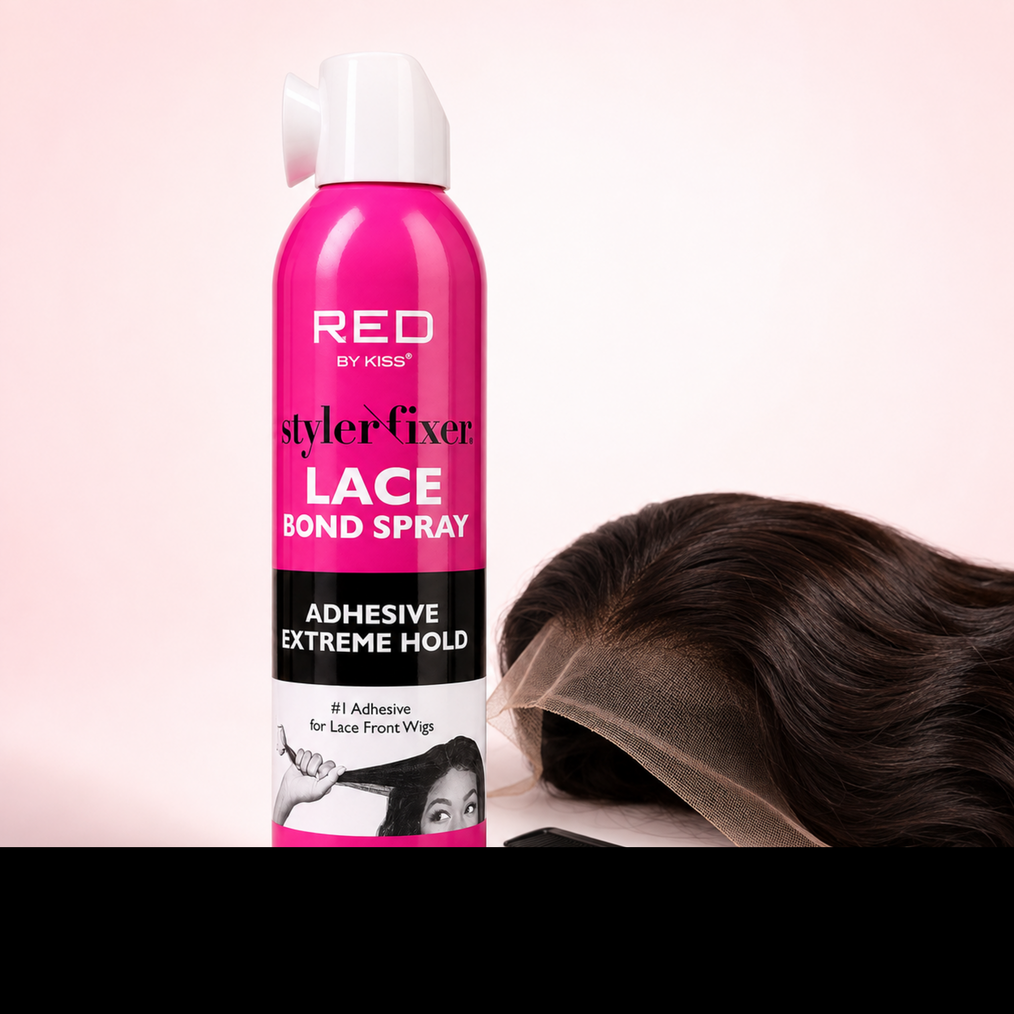 RED by KISS Styler Fixer Lace Bond Spray 11.1 oz