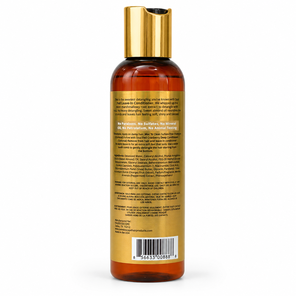 Kaleidoscope Soul Fed Marshmallow Leave In Conditioner 8oz
