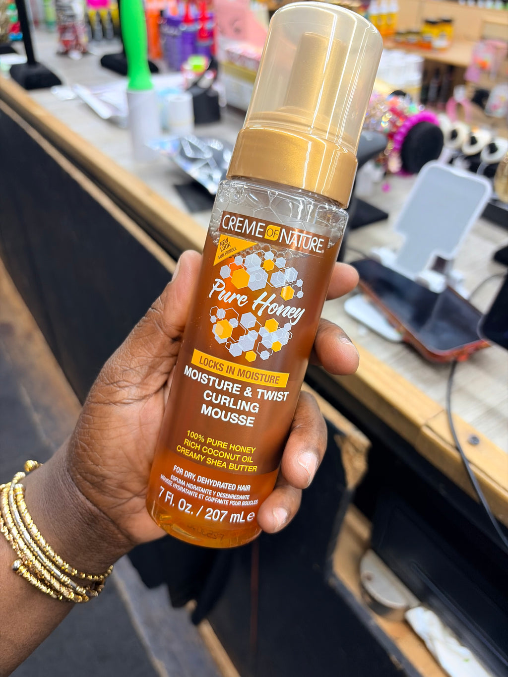 Crème Of Nature Pure Honey Curling Mousse 7oz
