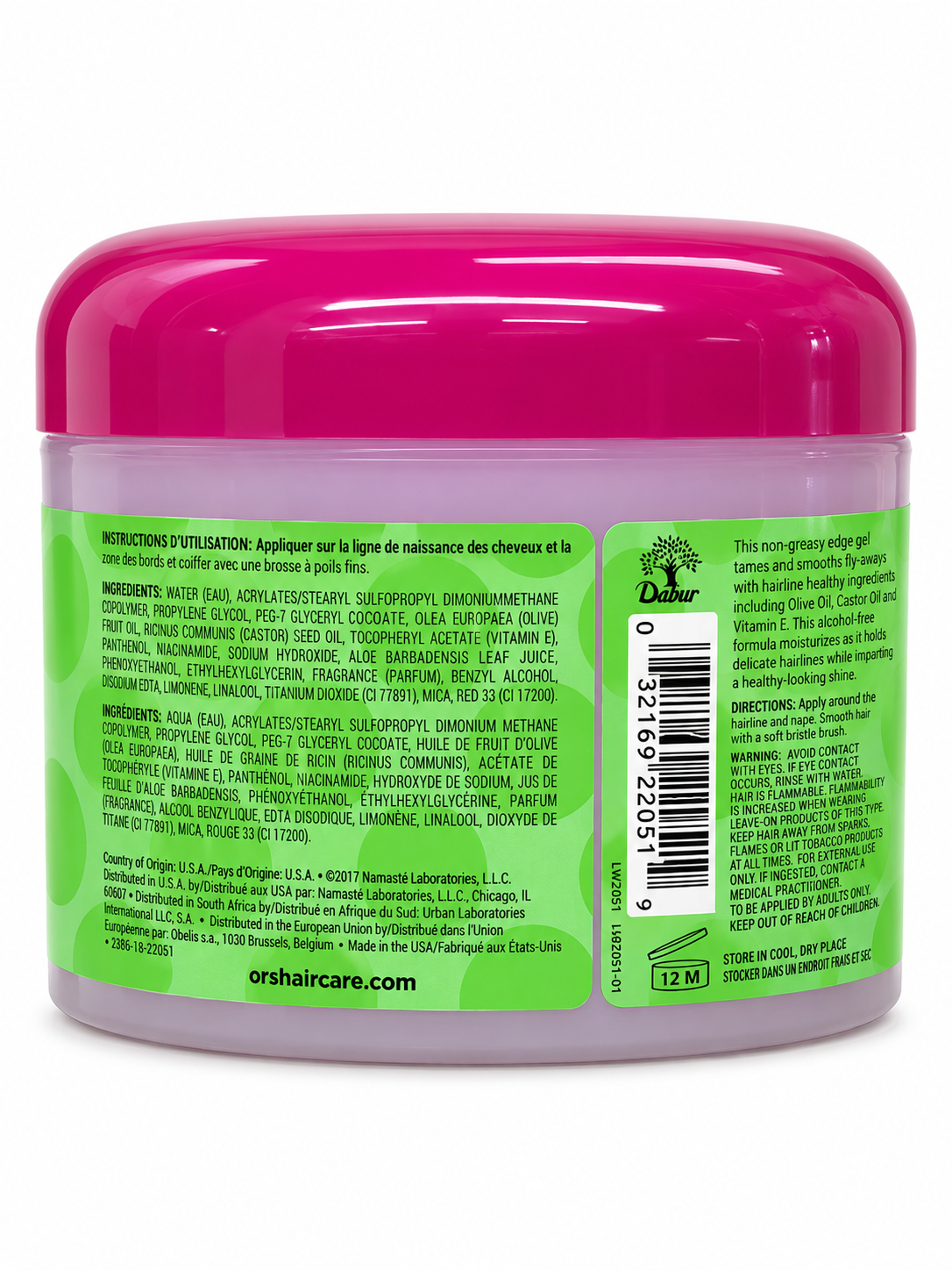 ORS Olive Oil Girls Fly-Away Taming Edge Gel 12 oz