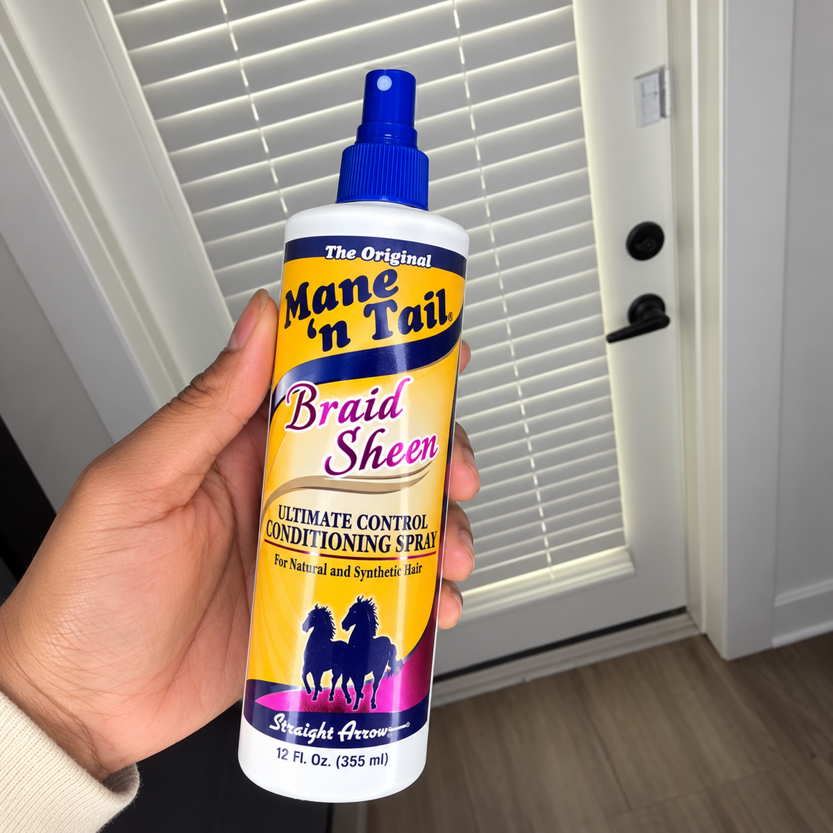 Mane ’n Tail Braid Sheen Spray 12 oz – Conditioning & Moisturizing Spray