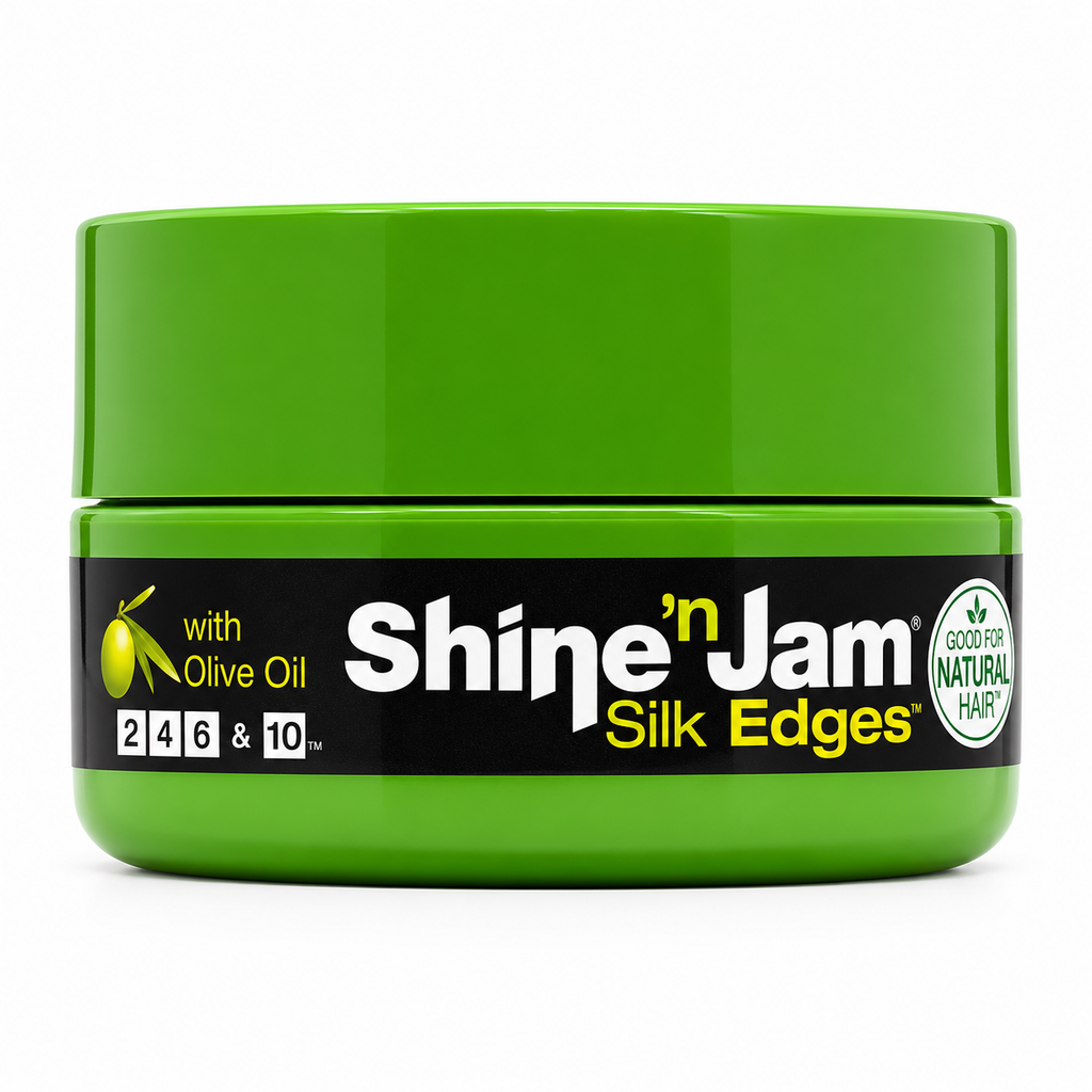 Shine 'n Jam Silk Edges Conditioning Gel with Olive Oil & Silk Protein 2.25oz