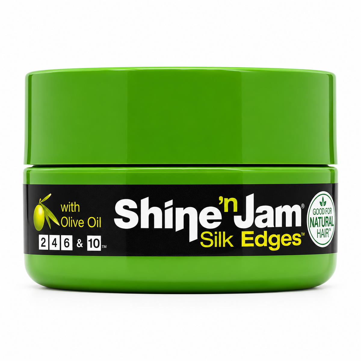Shine 'n Jam Silk Edges Conditioning Gel with Olive Oil & Silk Protein 2.25oz