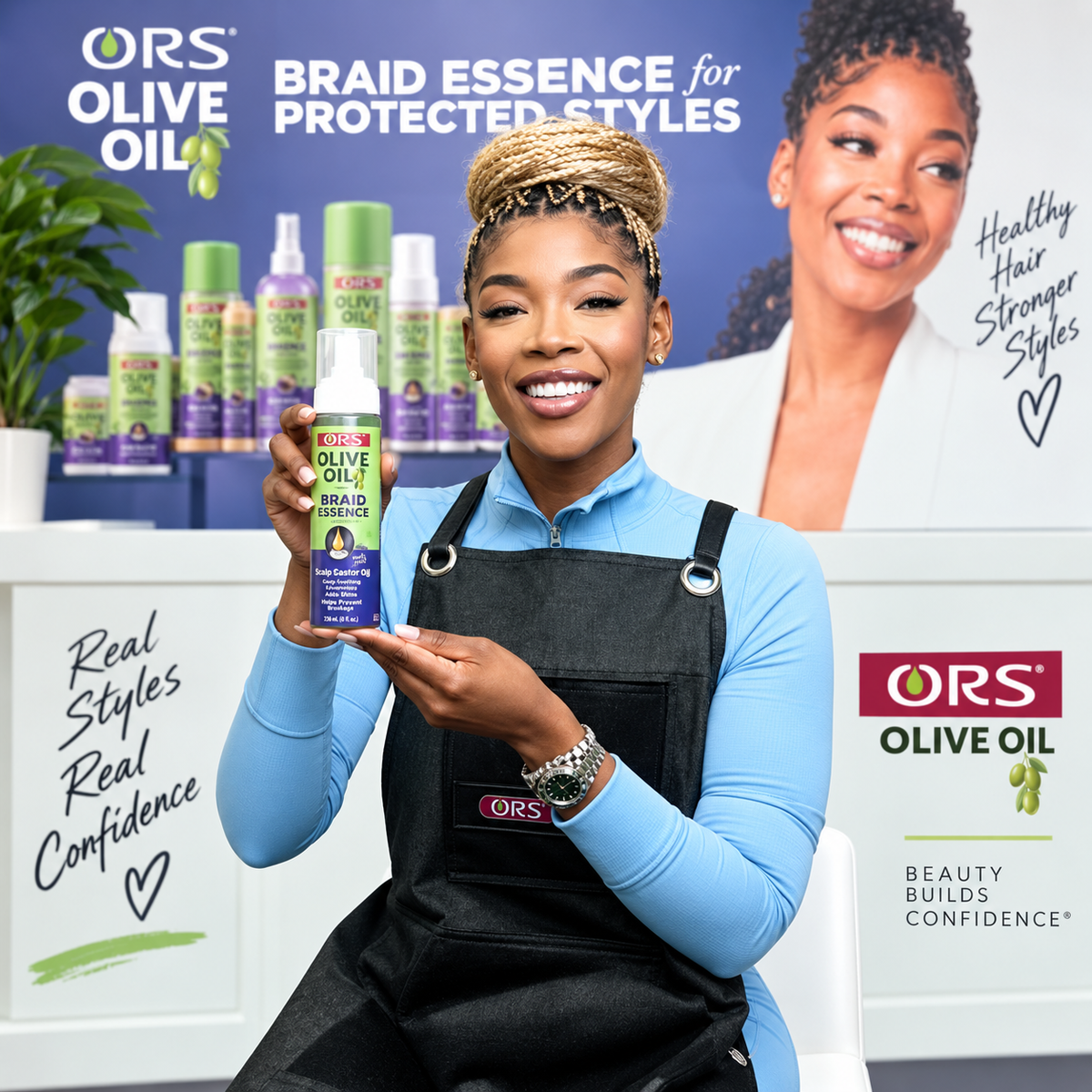 ORS Olive Oil Braidzone Braid Setting Mousse 7 oz