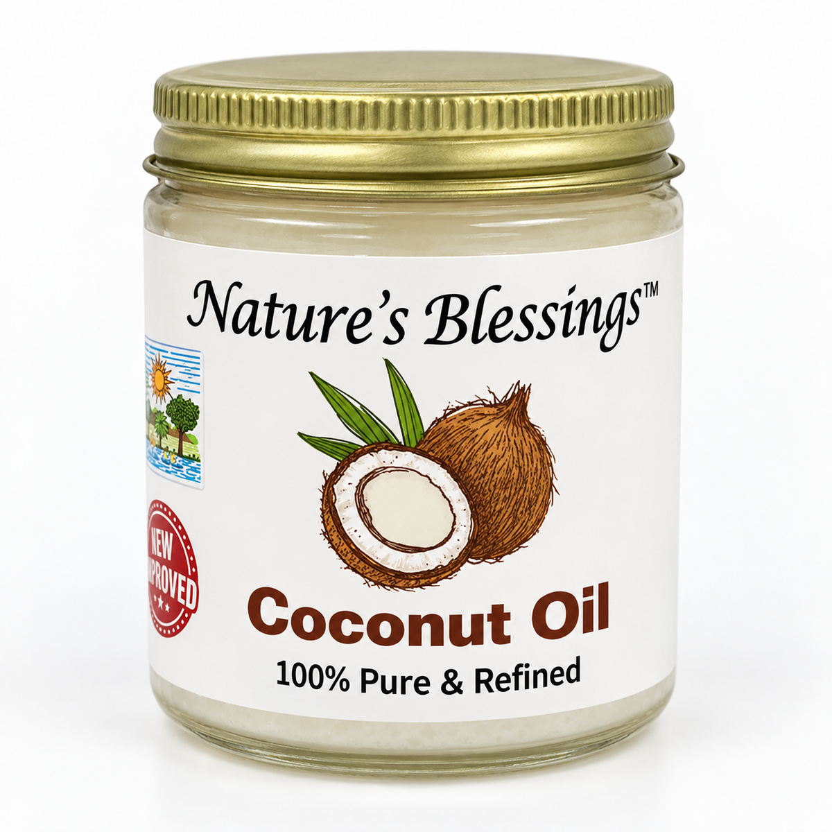 Nature’s Blessings 100% Pure & Refinded Coconut Oil