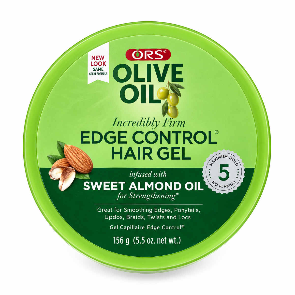 ORS Olive Oil Incredibly Firm Edge Control Hair Gel 4oz