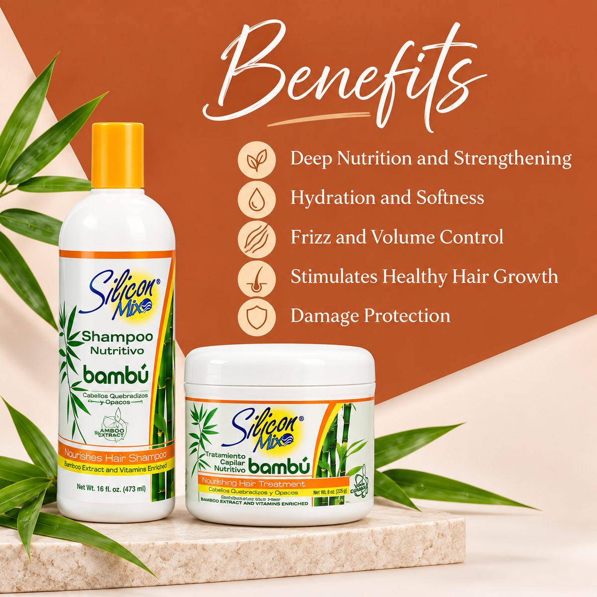 Silicon Mix Bambu Nutritive Hair Treatment 8oz
