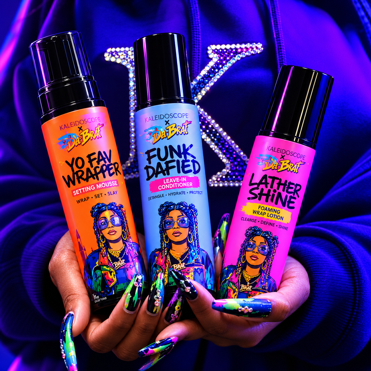 Kaleidoscope x Da Brat Yo Fav Wrapper Mousse 8 oz