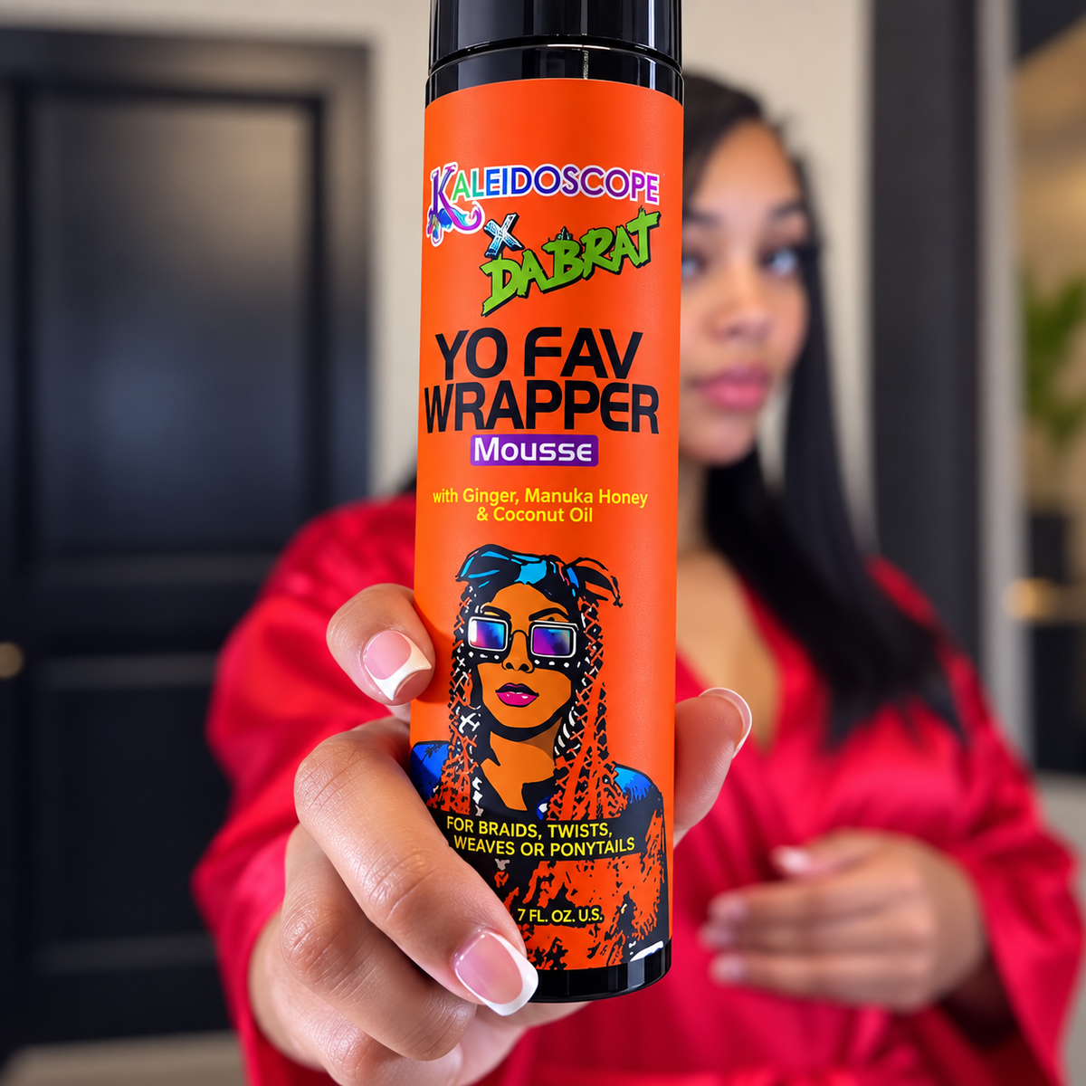 Kaleidoscope x Da Brat Yo Fav Wrapper Mousse 8 oz