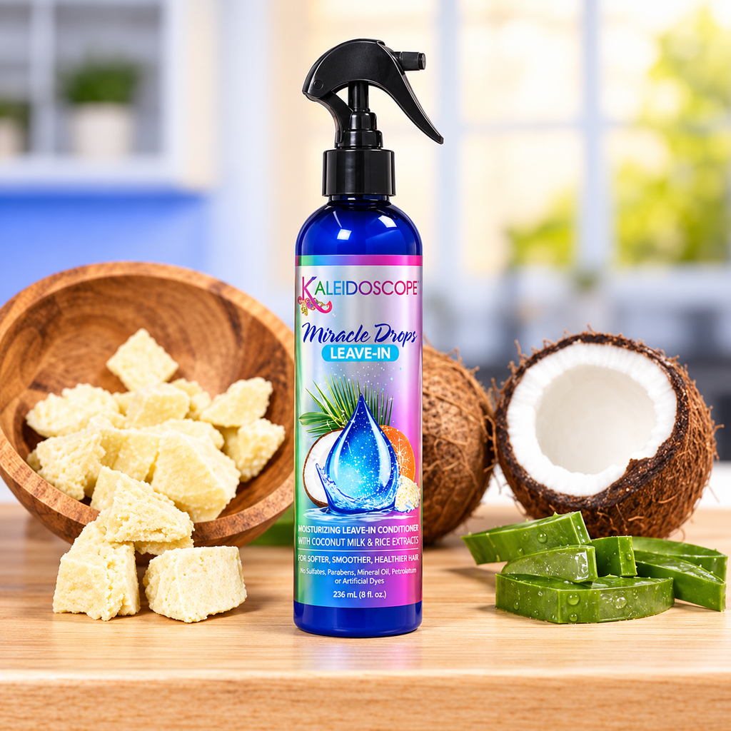 Kaleidoscope Miracle Drops Coconut Milk & Rice Water Leave-In Conditioner 8 oz