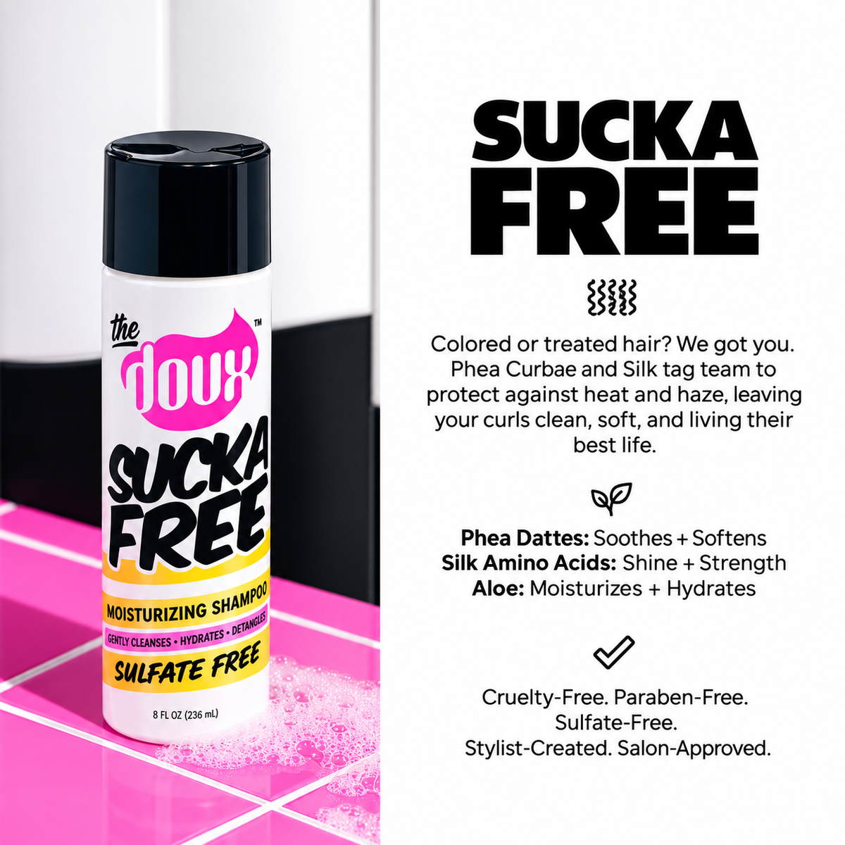 The Doux Sucka Free Moisturizing Shampoo 8oz