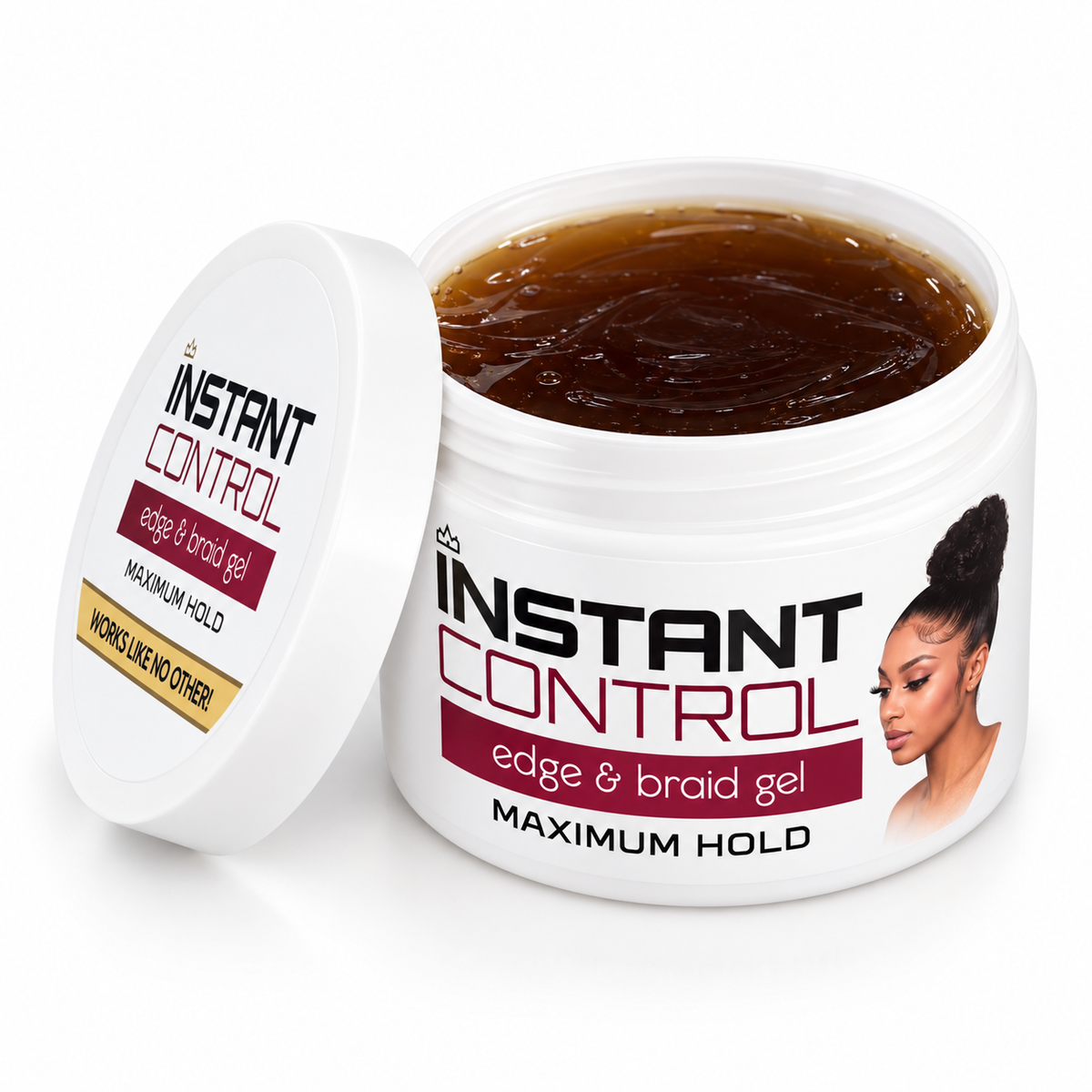 JC’s Instant Control Edge & Braid Gel Maximum Hold 8oz 