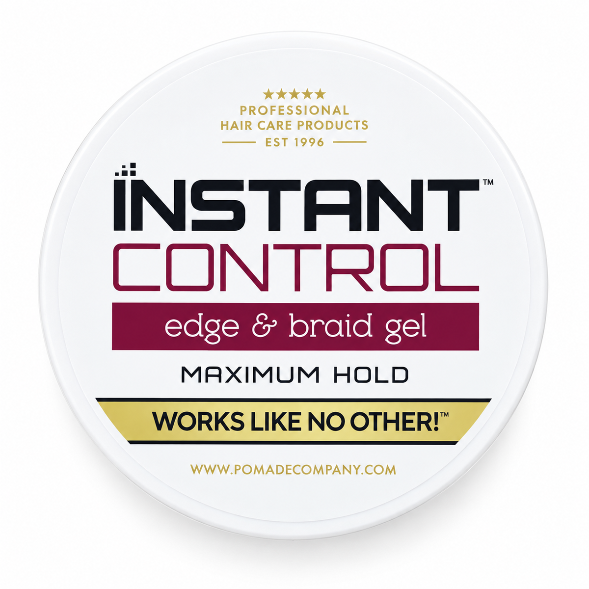 JC’s Instant Control Edge & Braid Gel Maximum Hold 8oz 