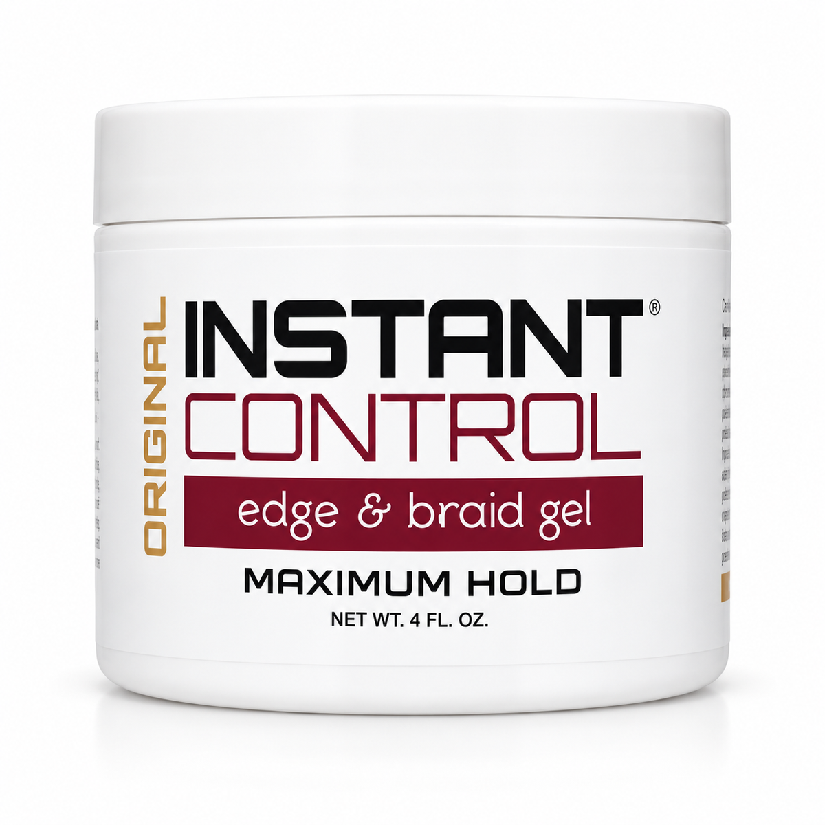 JC’s Instant Control Edge & Braid Gel Maximum Hold 8oz 
