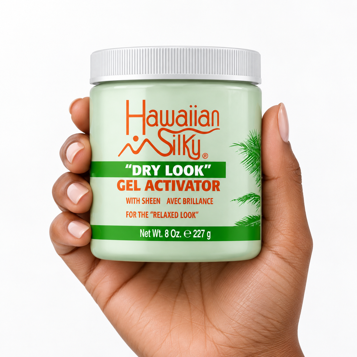 Hawaiian Silky Dry Look Gel Activator 8oz – Curl Definition & Frizz Control