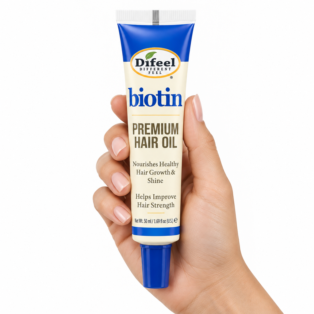 Difeel Biotin Premium Hair Oil 2 oz – Strengthening Hair & Scalp Oil