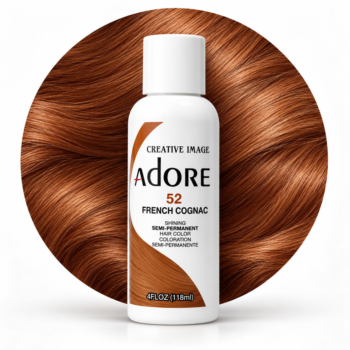 Creative Image Adore Semi-Permanent Hair Color French Cognac 52 - 4oz