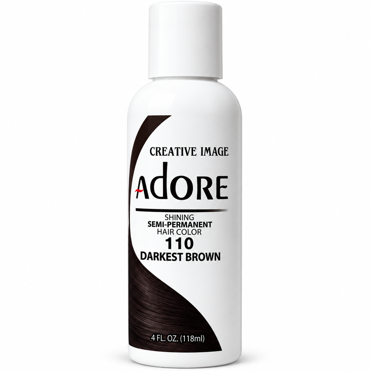 Creative Image Adore Semi-Permanent Hair Color Darkest Brown 110 - 4oz