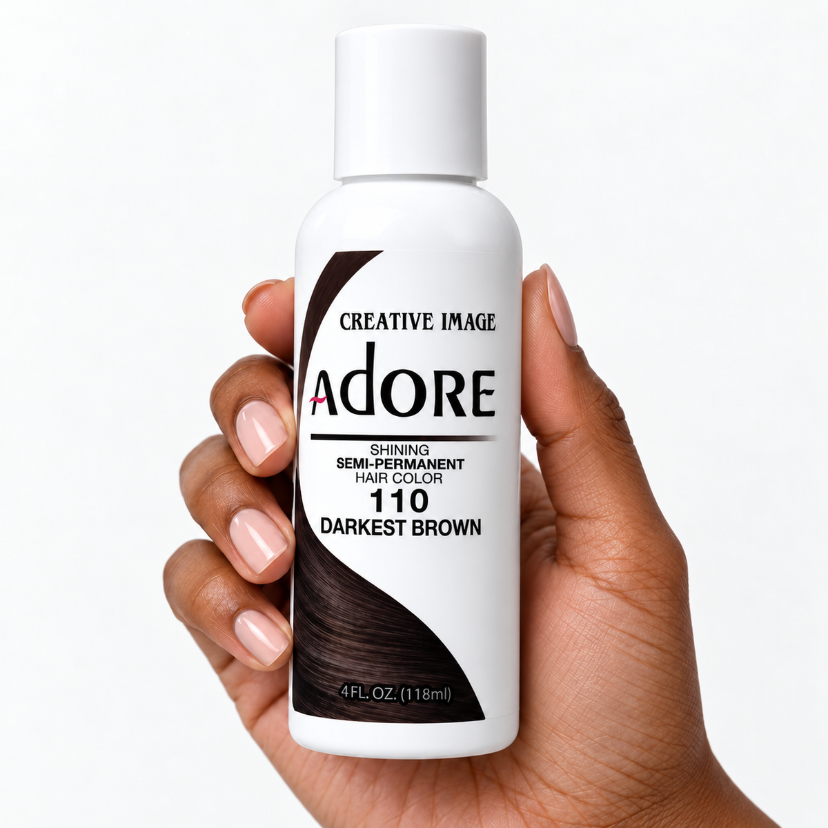 Creative Image Adore Semi-Permanent Hair Color Darkest Brown 110 - 4oz