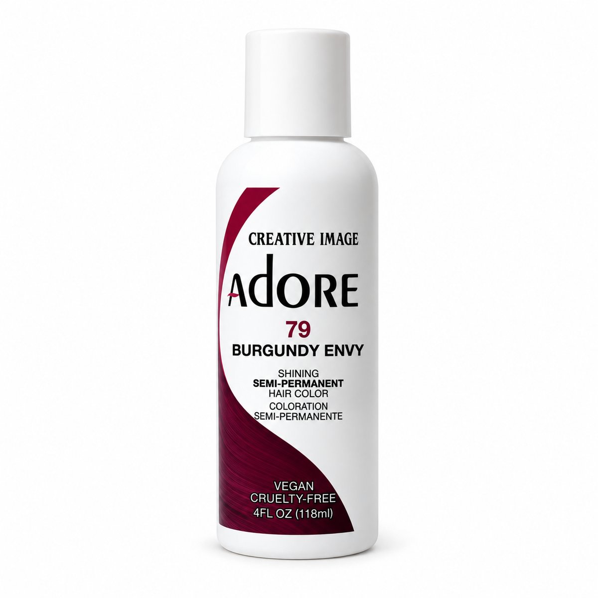Creative Image Adore Semi-Permanent Hair Color Burgundy Envy 79 – 4 oz