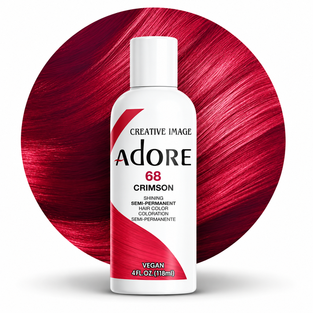 Creative Image Adore Semi-Permanent Hair Color 68 Crimson – 4 oz