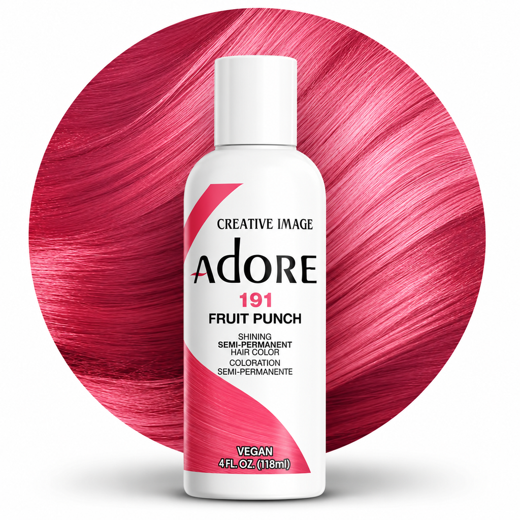Creative Image Adore Semi-Permanent Hair Color 191 Fruit Punch – 4 oz