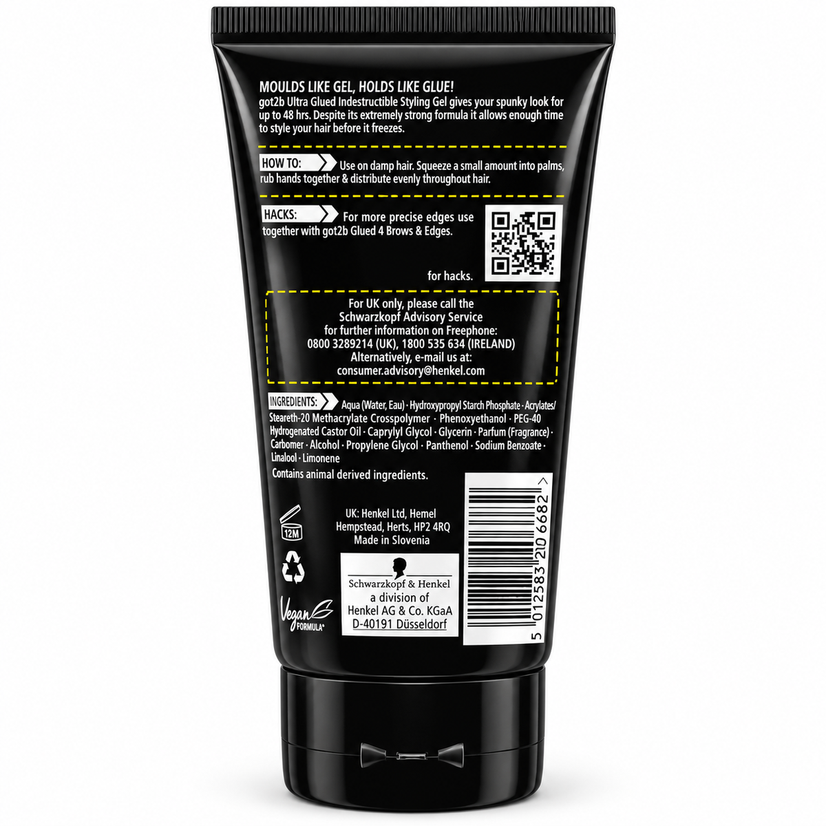 Got2b Ultra Glued Invincible Styling Edge Gel 6 oz.