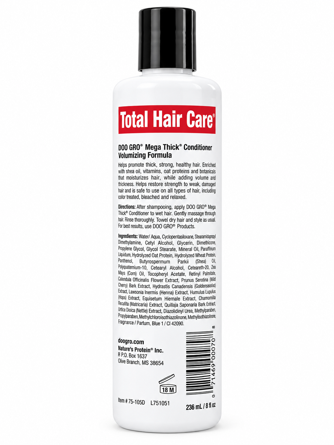 DOO GRO Mega Thick Conditioner Volumizing Formula 10 oz