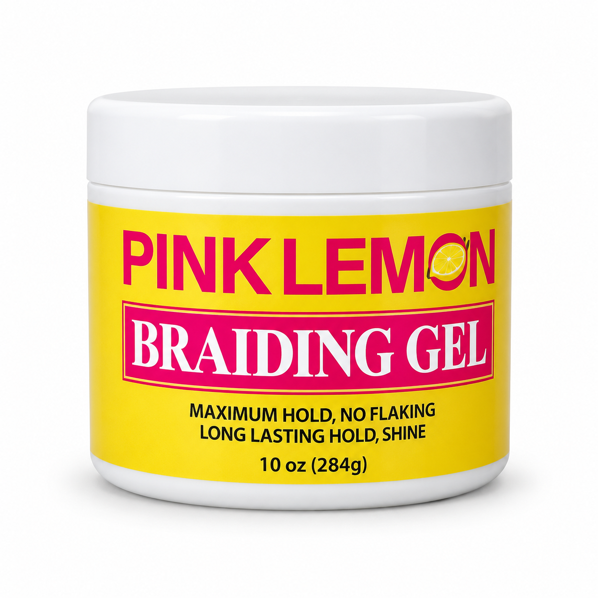 Pink Lemon Braiding Gel Maximum Hold 10 oz