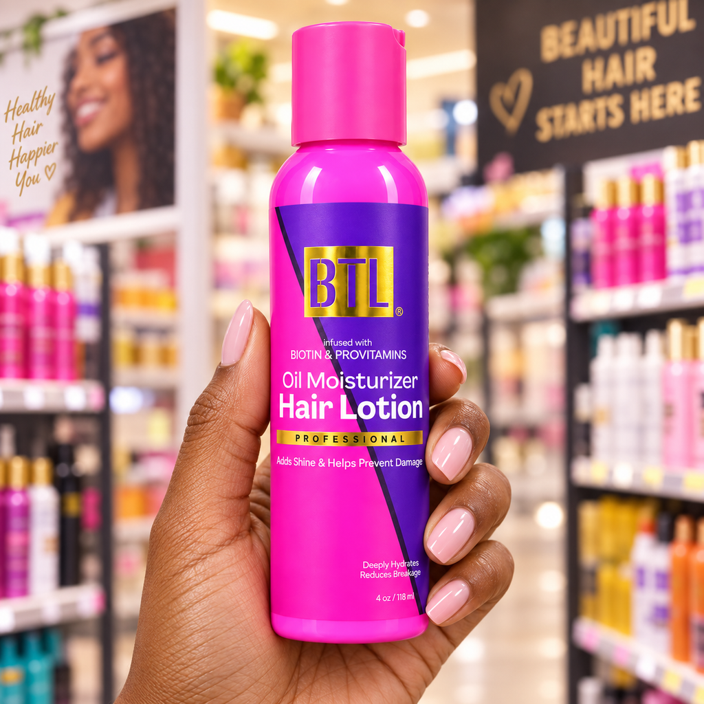 BTL Professional Oil Moisturizer Hair Lotion with Biotin & Provitamins 4 oz