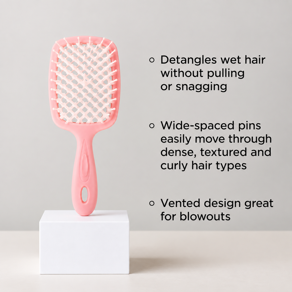 Diane Airborn Detangle Brush D1089 – Light Pink