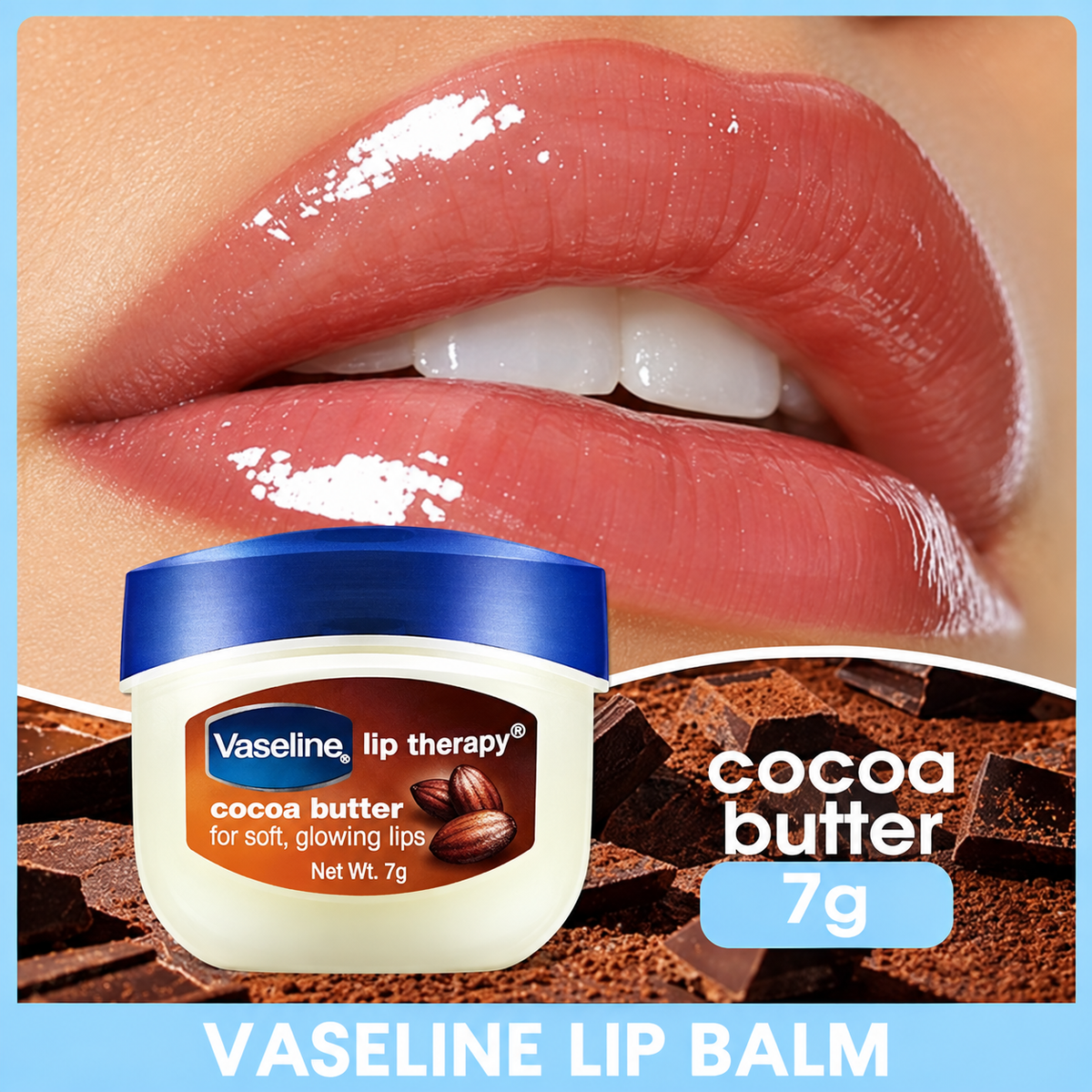 Vaseline Lip Therapy Cocoa Butter Mini 0.25 oz