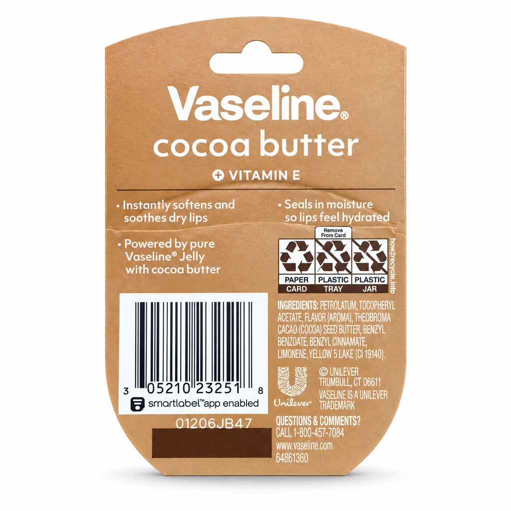 Vaseline Lip Therapy Cocoa Butter Mini 0.25 oz