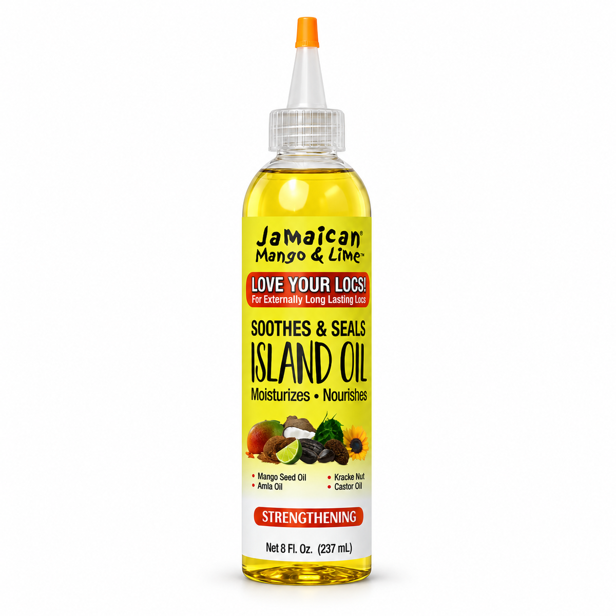 Jamaican Mango & Lime Soothes & Seals Island Oil 8 oz