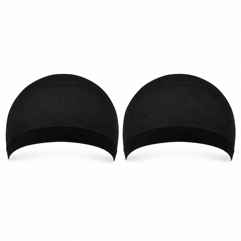 Annie Ms. Remi Stocking Wig Cap Black – 2 Pieces #4400