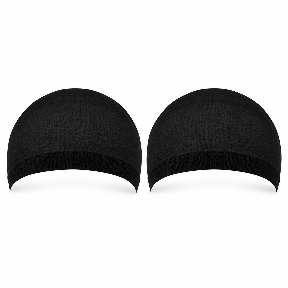 Annie Ms. Remi Stocking Wig Cap Black – 2 Pieces #4400