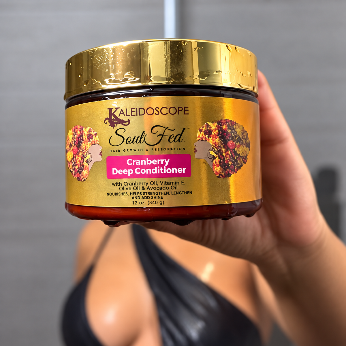 Kaleidoscope Soul Fed Cranberry Deep Conditioner – 12 oz