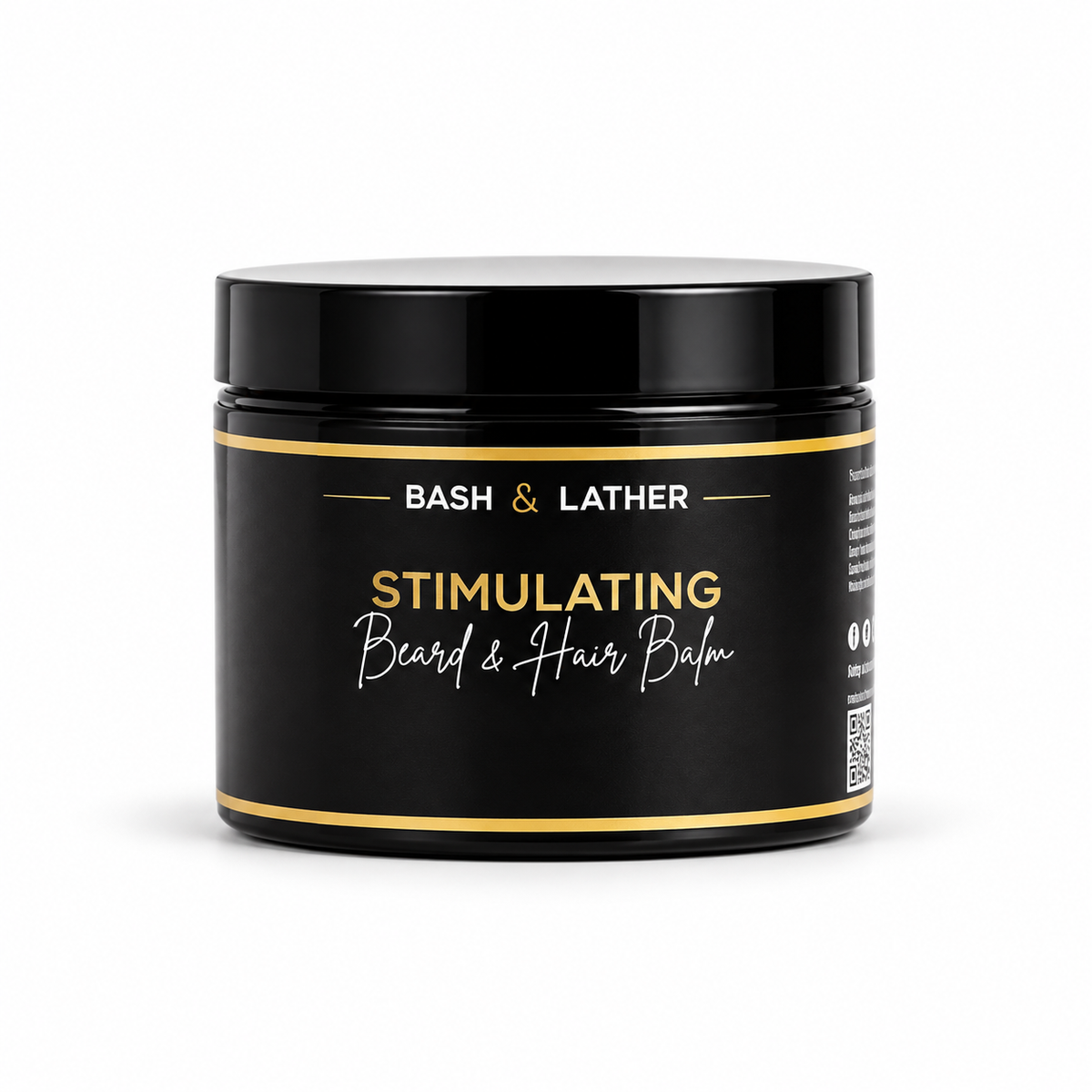 Bask & Lather Stimulating Hair & Beard Balm 4oz