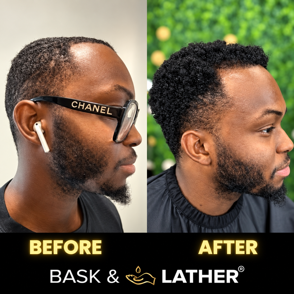 Bask & Lather Stimulating Hair & Beard Balm 4oz