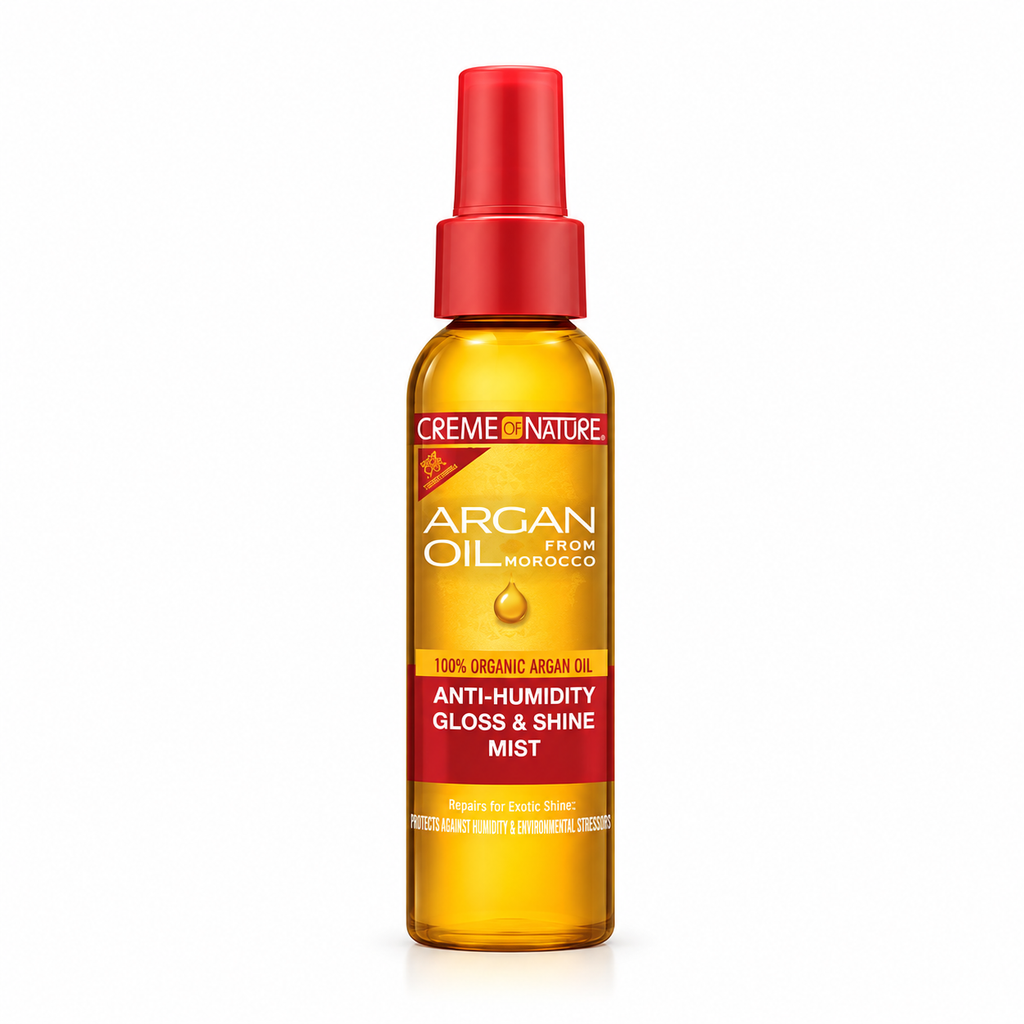 Crème Of Nature 100% Argan Oil From Morocco Anti Humidity Gloss & Shine Mist 4oz