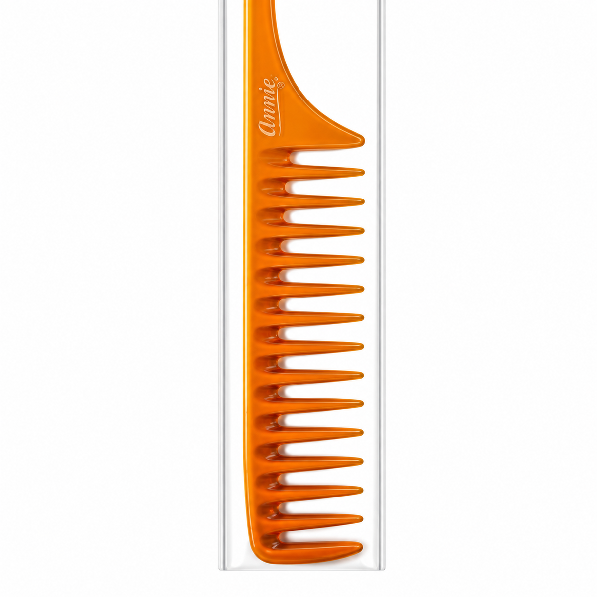 Annie Large Tail Comb #34 – Bone Wide-Tooth Styling Comb