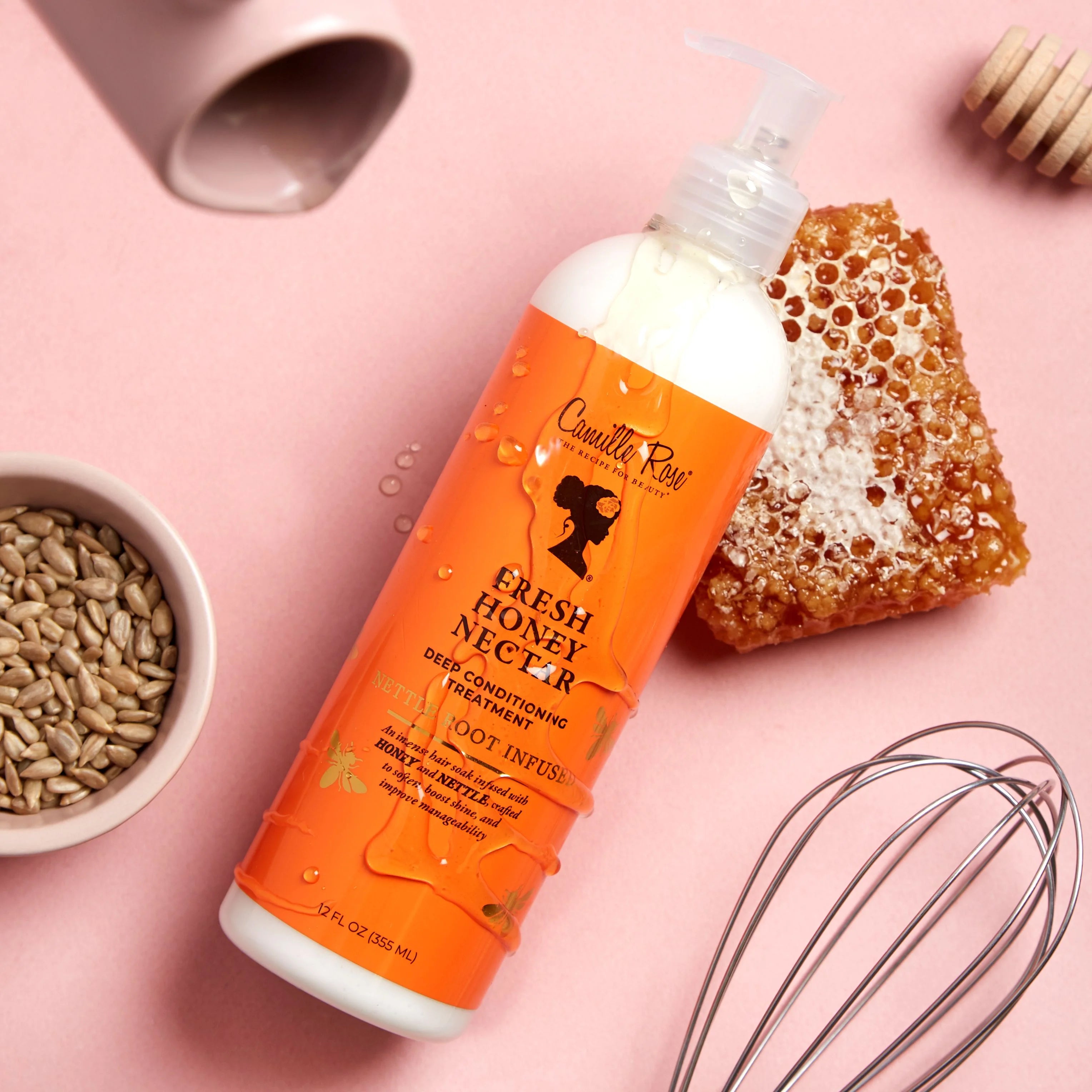 Camille Rose Fresh Honey Nectar Deep Conditioning Treatment 12oz