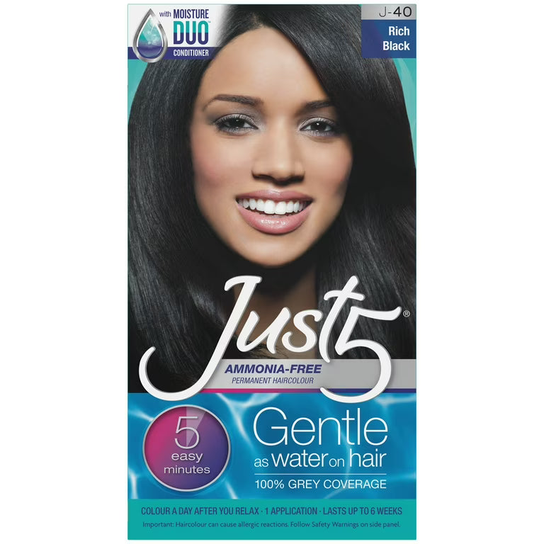 Just 5 Ammonia Free 100% Gray Coverage Hair Dye