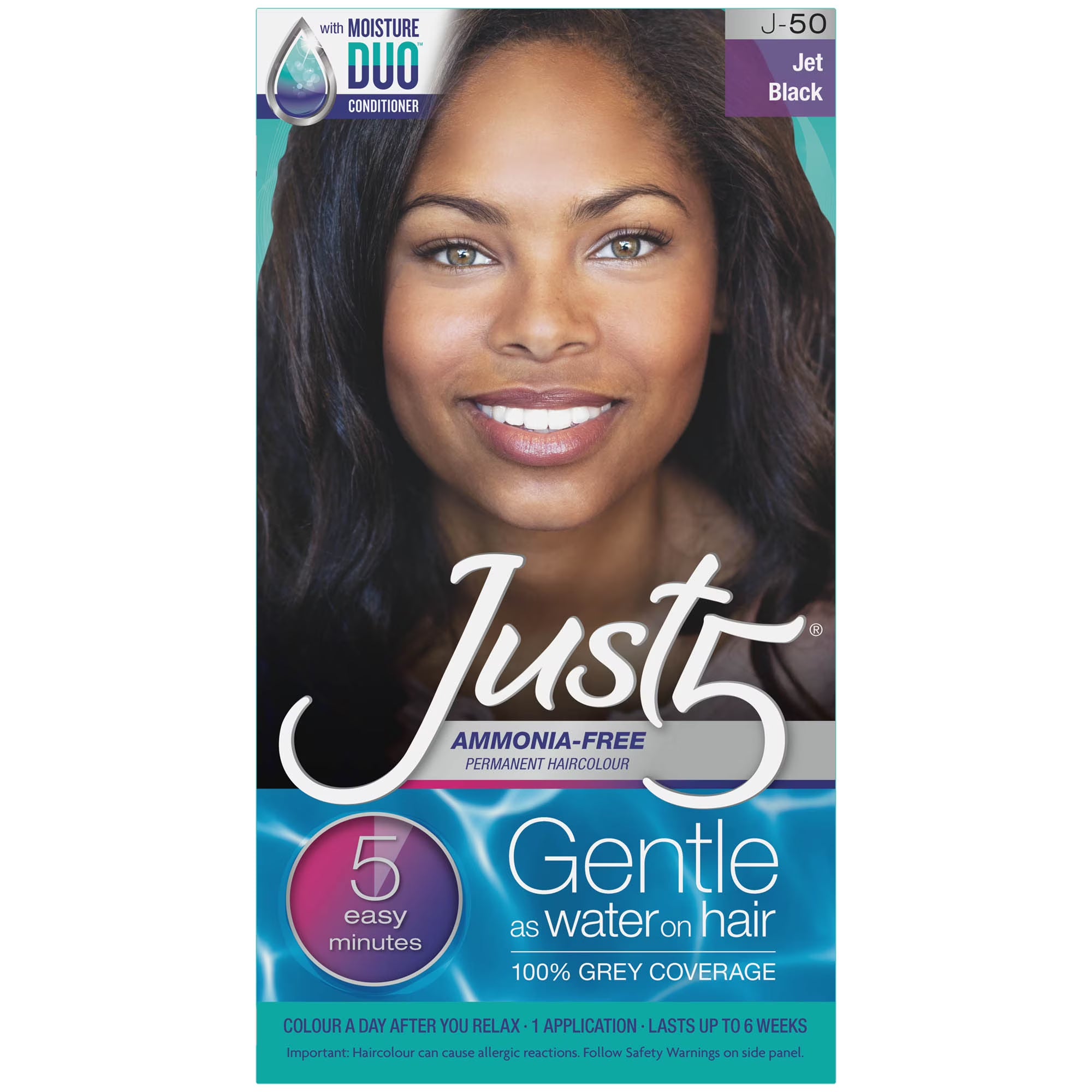 Just 5 Ammonia Free 100% Gray Coverage Hair Dye