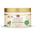 African Pride Moisture Miracle Aloe & Coconut Oil Hydrate & Restore Deep Conditioner 16oz