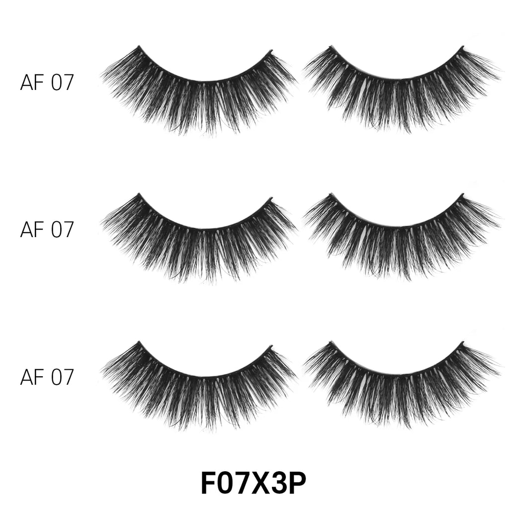 Laflare 3D Cashmere 3 Pair Eye Lash Pack